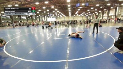 92 lbs Round 3 (12pm Friday) - Logan Brickley, Rebellion vs Mekai Hons, Westshore D.S.