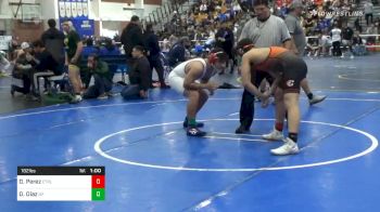 182 lbs Consolation - Derian Perez, Central vs Diego Diaz, Bellarmine Prep