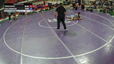 110 lbs Vivian Hayes, Oklahoma 2 HS Girls vs Lola Gonzales, Colorado HS Girls
