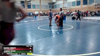 140lbs Champ. Round 2 - Aliyha Vargas, Washougal (Girls) vs Audrey Keane, Olympic (Girls)