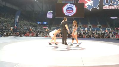 115 lbs Champ. Rd Of 64 - Janiya Moore, Illinois vs Addysin Mollendor, Mississippi