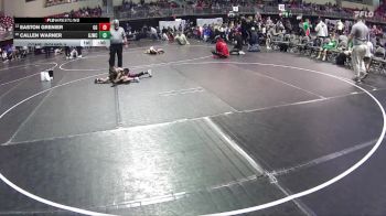 62 lbs Cons. Round 3 - Callen Warner, Gothenburg Junior Wrestling Club vs Easton Grenier, GI Grapplers