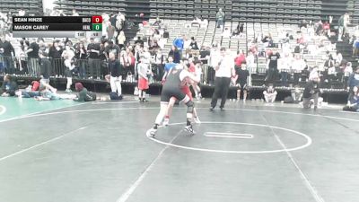 119-I lbs Consi Of 32 #2 - Sean Hinze, Bacon Barbell Club vs Mason Carey, Henlopen Hammers