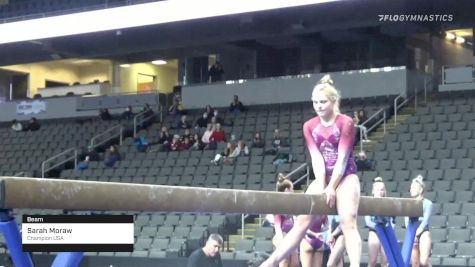 Sarah Moraw - Beam, Champion USA - 2022 Elevate the Stage Toledo presented by Promedica