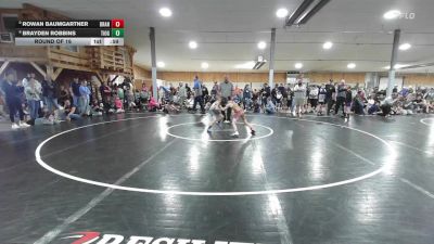 66 lbs Round Of 16 - Rowan Baumgartner, Branchville vs Brayden Robbins, Tioga