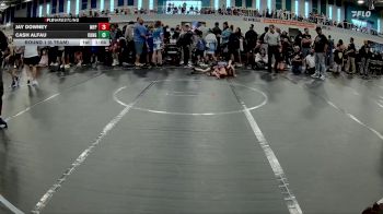 56 lbs Round 1 (6 Team) - Jay Downey, MF Purge vs Cash Alfau, KONG ELEM