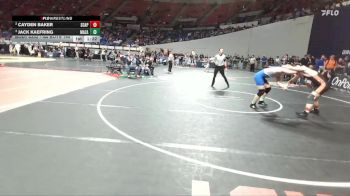 4A Boys 190 lbs Semifinal - Jack Kaefring, Mazama Boys vs Cayden Baker, Scappoose Boys