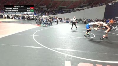 4A Boys 190 lbs Semifinal - Jack Kaefring, Mazama Boys vs Cayden Baker, Scappoose Boys