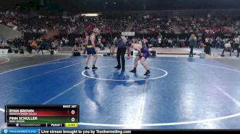 160 lbs Champ. Round 1 - Ryan Brown, Baker/Powder Valley vs Finn Schuller, Bend Senior