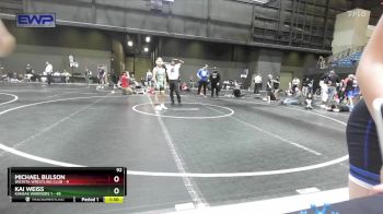 92 lbs Round 4 (10 Team) - Kai Weiss, Kansas Warriors 1 vs Jackson Bulson, Wichita Wrestling Club