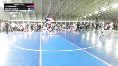 126 lbs Champ. Round 1 - Lucas Herbert, Champions Wrestling Club vs Bennett Weight, Elite Wrestling