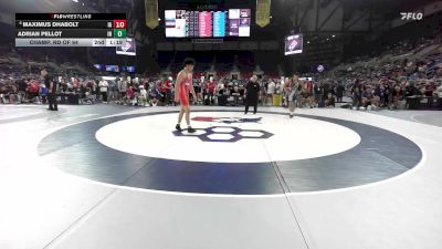 165 lbs Cons. Sub-rd Of 64 - Jake Maddox, CT vs Kaden Harder, NE
