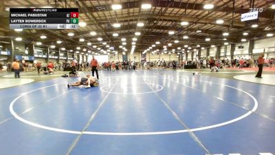 126 lbs Consi Of 32 #1 - Michael Pabustan, AZ vs Layten Bowersox, PA