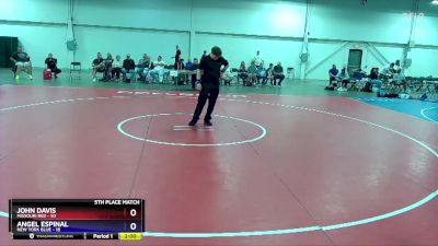 83 lbs Placement Matches (8 Team) - Alexander Hall, Missouri Red vs Brody O`Hern, New York Blue