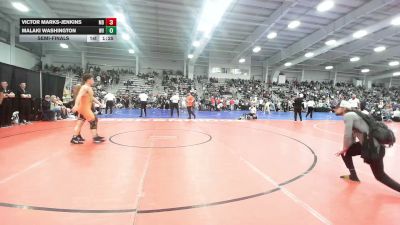 195 lbs Semifinal - Victor Marks-Jenkins, MD vs Malaki Washington, WV