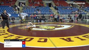138 lbs Rnd Of 64 - Lucus Anglin, South Dakota vs Isaac Romero, Montana