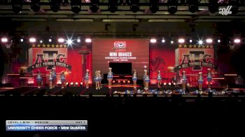 University Cheer Force - Mini Quakes [2026 L1 Mini - Medium Day 1] 2026 ATC Grand Nationals
