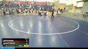 53 lbs Quarterfinal - Jacob Graber, MN vs Kenneth Briggs, MD