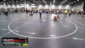 126 lbs Champ. Round 1 - Jesse Johnson, South Dakota vs Lucas Sullivan, Mineral Point High School Wrestling