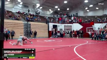 138 lbs Cons. Semi - Dakoda Willoughby, Red Hawk Wrestling Academy vs Sam Mosier, Delta