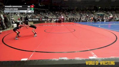54 lbs Consi Of 8 #2 - Vivienne Sengphong, Viking Wrestling Club (IA) vs PENELOPE WEBB, Empyre Wrestling Club