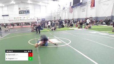 137 lbs Rr Rnd 3 - Bryson Gemmell, Outlaws WC vs Axton Hopson, Grindhouse WC