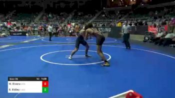 157 lbs Quarterfinal - Markell Rivera, Grindhouse Wrestling vs Rance Ridley, Choctaw Ironman