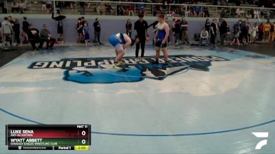 285 lbs Rr2 - Luke Sena, Mat-Su Matmen vs Wyatt Abbett, Chugach Eagles Wrestling Club