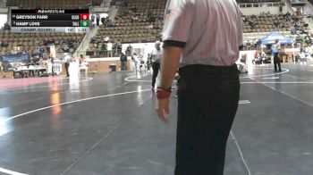 1A-4A 165 Champ. Round 2 - Hamp Love, Tallassee vs Greyson Farr, Cleburne County