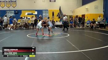 106 lbs Finals (8 Team) - Bryan Morales, South Dade vs Kealonie Vega, Osceola (Kissimmee)