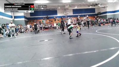 65 lbs Semifinal - Connor Whitesides, Summerville Take Down vs Jameson Short, Summerville Take Down