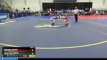 110 lbs Round 2 (3 Team) - Sean Milczarski, Newfane Sr HS vs Trevor Tufano, Port Jervis Sr HS