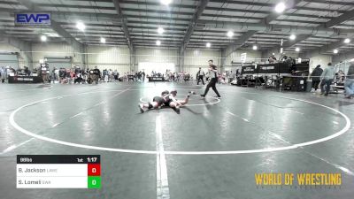 98 lbs Quarterfinal - Brielynn Jackson, Lawrence Elite vs Sicilie Lomeli, Shelton Wrestling Academy