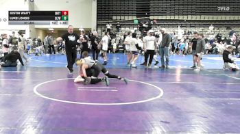 97 lbs Quarterfinal - Justin Waitt, Smitty's Barn - MSC vs Luke Longo, Clearview - MSC