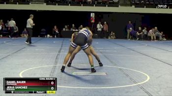 133 lbs Cons. Round 2 - Jesus Sanchez, Dubuque vs Daniel Bauer, Fontbonne