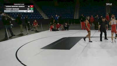 120 lbs 3rd Place - Josiah Martins Semedo, New Bedford vs Johnny Moraes, Melrose