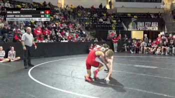 132 lbs 5th & 7th Place - Avery Van Zelderen, Dallas Center-Grimes vs Will Smith, Linn-Mar