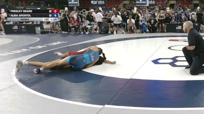 125 lbs Semis - Presley Beard, Kansas vs Aleia Apostol, California
