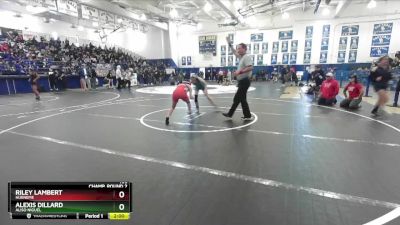 105 lbs Champ. Round 2 - Alexis Dillard, Aliso Niguel vs Riley Lambert, Hueneme