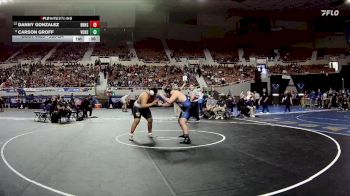 285-D4 3rd Place Match - Danny Gonzalez, Blue Ridge High School vs Carson Groff, Valley Christian High School
