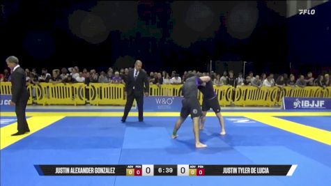 Justin Tyler De Lucia vs Justin Alexander Gonzalez 2025 Pan IBJJF Jiu-Jitsu No-Gi Championship