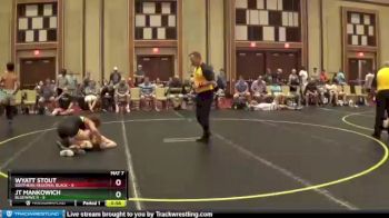 138 lbs Quarterfinals (8 Team) - JT Mankowich, BlueWave H vs Wyatt Stout, Southern Regional Black