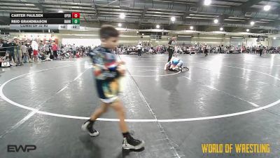 108 lbs Consi Of 32 #2 - Carter Paulsen, Open Mats vs Reid Grandmason, Smittys Barn