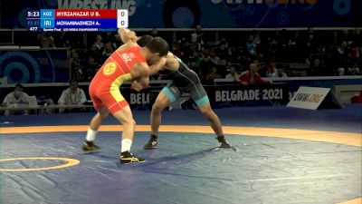 57 kg Quarterfinal - Bekbolot Myrzanazar Uulu, Kgz vs Ahmad Masoud Mohammadnezhadjavan, Iri