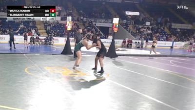 145 lbs Quarterfinal - Danica Manon, Greater Lawrence vs Margaret Braun, Nashoba