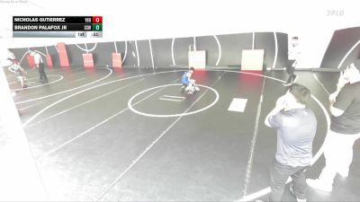 53 lbs Cons. Semi - Nicholas Gutierrez, Venom vs Brandon Palafox Jr, Southwest Stallions WC