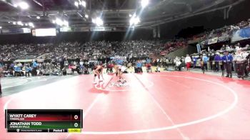 3A 132 lbs 3rd Place Match - Fabian Avalos`, American Falls vs Ryker Simmons, South Fremont