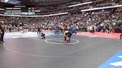 132-3A Quarterfinal - Samuel Rosales, Jefferson vs Diego Manriquez, Valley