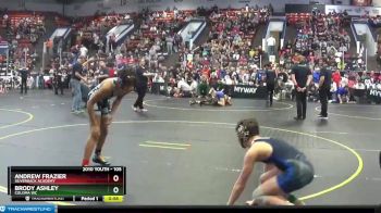 105 lbs Semifinal - Andrew Frazier, Silverback Academy vs Brody Ashley, Coloma WC