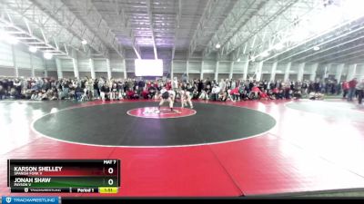 120 V Champ. Round 3 - Karson Shelley, Spanish Fork V vs JONAH SHAW, Payson V